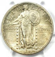 1917 D [TYPE 2] Coins Standing Liberty Quarter Prices