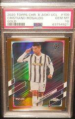 Cristiano Ronaldo [Gold] #100 Soccer Cards 2020 Topps Chrome UEFA Champions League Prices
