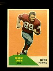 Bob Dee Football Cards 1960 Fleer Prices