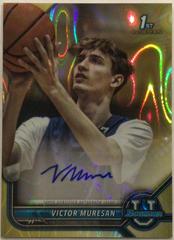 Victor Muresan [Gold Lava Refractor] #BCPA-VM Basketball Cards 2021 Bowman University Chrome Autographs Prices