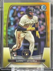 Garrett Mitchell [Yellow] #3 Baseball Cards 2023 Bowman Chrome Prices