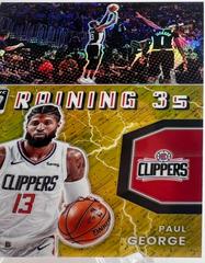Paul George [Gold Pulsar] Basketball Cards 2021 Panini Donruss Optic Raining 3s Prices