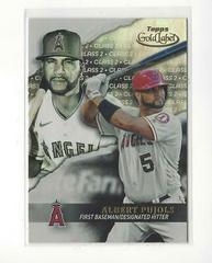 Albert Pujols [Class 2] #2 Baseball Cards 2020 Topps Gold Label Prices