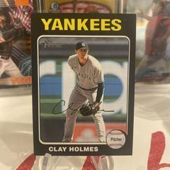 Clay Holmes [Black Border] #115 Baseball Cards 2024 Topps Heritage Prices