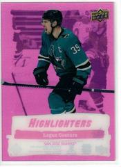 Logan Couture [Pink] #HL-9 Hockey Cards 2022 Upper Deck Highlighters Prices