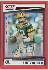 Aaron Rodgers [Signature Red Zone] Football Cards 2022 Panini Score Prices
