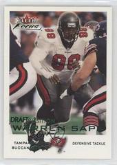 Warren Sapp [Draft Position] Football Cards 2000 Fleer Focus Prices