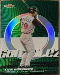 Luis Gonzalez [Green Xfractor] #120 Baseball Cards 2005 Finest Prices