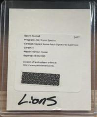 Hendon Hooker [Supernova] #4 Football Cards 2023 Panini Spectra Radiant Rookie Patch Signature Prices