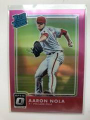Aaron Nola [Pink] #37 Baseball Cards 2016 Panini Donruss Optic Prices