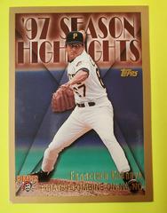 Francisco Cordova Baseball Cards 1997 Topps Prices