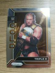 Triple H #9 Wrestling Cards 2022 Panini Prizm WWE Gold Prices