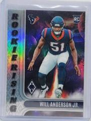 Will Anderson Jr. #RIS-3 Football Cards 2023 Panini Phoenix Rookie Rising Prices