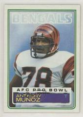 Anthony Munoz #240 Football Cards 1983 Topps Prices