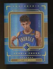 Chet Holmgren [Gold] #7 Basketball Cards 2022 Panini Photogenic Rookie Focus Prices
