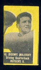 Al Malekoff [Yellow] Football Cards 1950 Topps Felt Backs Prices