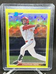 Jonathan India [Yellow Refractor] #JI Baseball Cards 2020 Bowman Heritage Chrome Prospects Prices