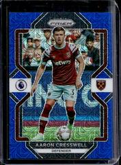 Aaron Cresswell [Blue Mojo] #56 Soccer Cards 2022 Panini Prizm Premier League Prices