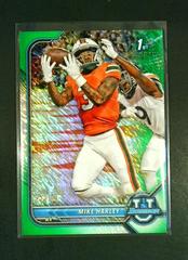 Mike Harley [Green Shimmer] #37 Football Cards 2021 Bowman University Prices