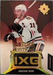 Jonathan Toews #SWM-JT Hockey Cards 2021 Ultimate Collection Stick With Me Prices