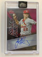 Jack Flaherty [Red Refractor] #SFA-JF Baseball Cards 2021 Topps Chrome Black Super Futures Autographs Prices