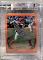 Mike Trout [Orange Refractor] Baseball Cards 2011 Bowman Chrome Draft Prices