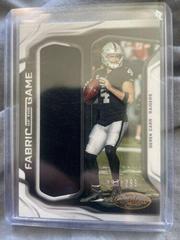 Derek Carr #FG-DC Football Cards 2019 Panini Certified Fabric of the Game Prices