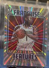 Zion Williamson [Red Laser] Basketball Cards 2021 Panini Donruss Franchise Features Prices