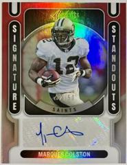 Marques Colston [Orange] #SS-MC Football Cards 2022 Panini Absolute Signature Standouts Prices