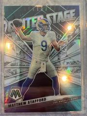 Matthew Stafford Football Cards 2021 Panini Mosaic Center Stage Prices