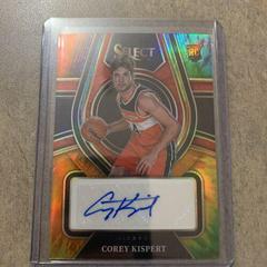 Corey Kispert [Tie Dye Prizm] Basketball Cards 2021 Panini Select Rookie Signatures Prices
