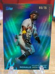 Ronald Acuna Jr. [Blue Glitter] Baseball Cards 2022 Topps X Steve Aoki Prices