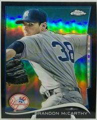 Brandon McCarthy [Black Refractor] Baseball Cards 2014 Topps Chrome Update Prices