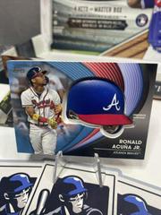 Ronald Acuna Jr. [Blue] #BH-RA Baseball Cards 2022 Topps Batting Helmet Relic Prices