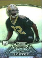 Tracy Porter [Refractor] #4 Football Cards 2008 Bowman Sterling Prices