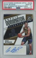 Goga Bitadze #RD-GGB Basketball Cards 2019 Panini Donruss Optic Rookie Dominator Signatures Prices