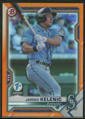 Jarred Kelenic [Orange Foil] #BFE-102 Baseball Cards 2021 Bowman 1st Edition Prices