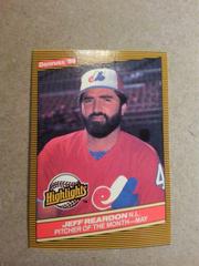 Jeff Reardon #14 Baseball Cards 1986 Donruss Highlights Prices