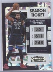 Karl Anthony Towns [Cracked Ice] Basketball Cards 2021 Panini Contenders Prices