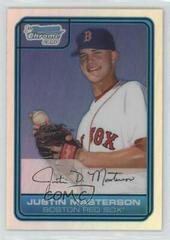 Justin Masterson [Refractor] #DP12 Baseball Cards 2006 Bowman Chrome Draft Picks Prices