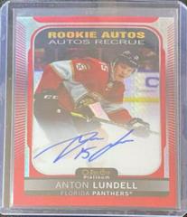 Anton Lundell [Red Prism] #R-AL Hockey Cards 2021 O-Pee-Chee Rookie Autographs Prices