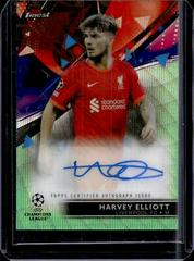 Harvey Elliott [Green Wave] Soccer Cards 2021 Topps Finest UEFA Champions League Autographs Prices