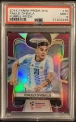 Paulo Dybala [Purple Prizm] #10 Soccer Cards 2018 Panini Prizm World Cup Prices