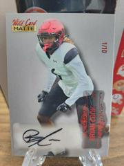 Bryan Cook [Silver Red Foil] #MB-A Football Cards 2022 Wild Card Matte Autographs Prices