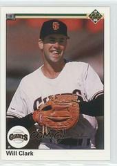 Will Clark #556 Baseball Cards 1990 Upper Deck Prices