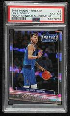 Luka Doncic [Premium] Basketball Cards 2018 Panini Threads Floor Generals Prices