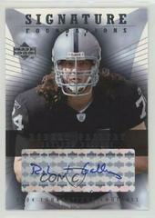 Robert Gallery #SF-RG Football Cards 2004 Upper Deck Foundations Signatures Prices
