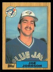Joe Johnson #56T Baseball Cards 1987 Topps Traded Prices