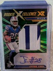 James Cook [Green] #RXE-JC Football Cards 2022 Panini XR Rookie Xcellence Autograph Swatches Prices