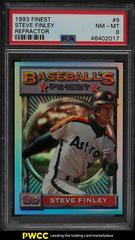 Steve Finley [Refractor] #9 Baseball Cards 1993 Finest Prices